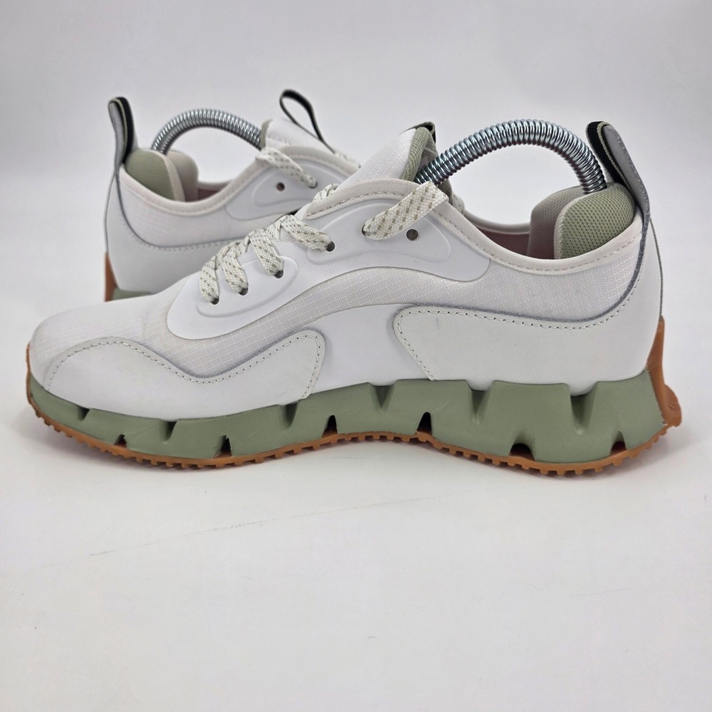 REEBOK ZIG DYNAMICA RUNNING SHOES WOMENS SIZE 8.5 WHITE GREEN SNEAKERS TECH EUC! - Picture 7 of 12